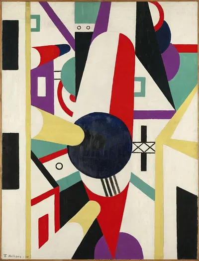 Composition by Thorvald Hellesen, 1920 — digital art print download