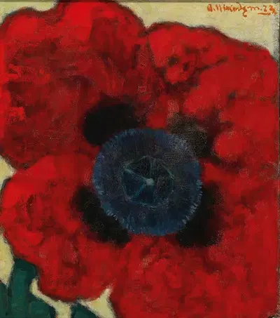 Цветок мака by Артур Никодем, 1923 — digital art print download