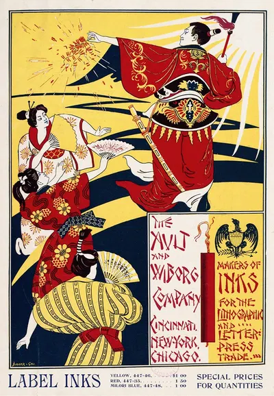 The Ault and Wiborg Company. Label inks by Frank Swick — digital art print download
