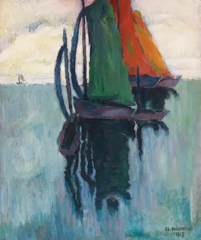 Windstille by Eduard Dollerschell, 1918 — digital art print download