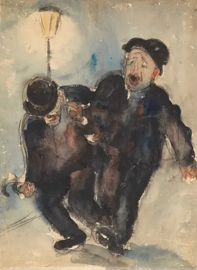 Два брата by Эльфрида Лохзе-Вехтлер, 1931 — digital art print download