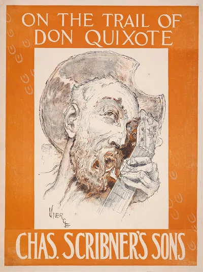On the trail of Don Quixote by Даниэль Урабьета Вьерге, 1890 — digital art print download