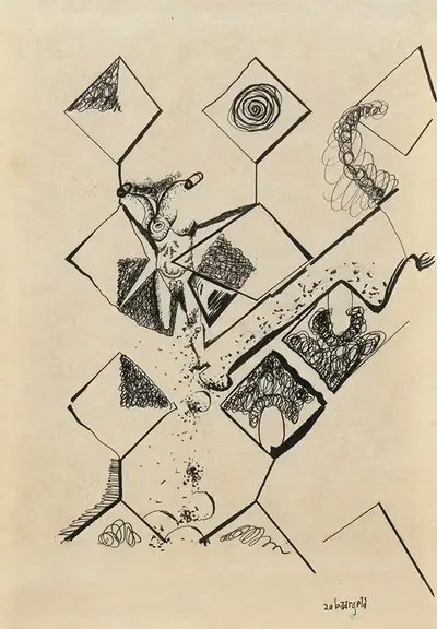 Женщина by Иоганнес Теодор Бааргельд, 1920 — digital art print download