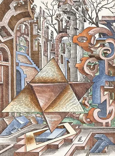 Геометрия и перспектива Пл 06 by Лоренц Штёер, 1567 — digital art print download