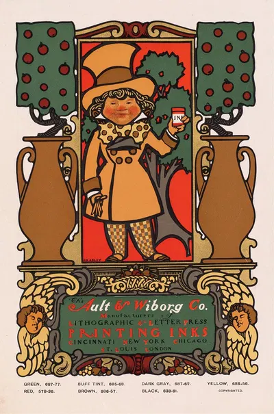 The Ault and Wiborg Co. by Уилл Брэдли — digital art print download