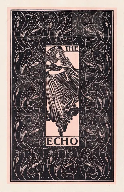 The echo, Chicago, April 15, 1896 by Уилл Брэдли, 1896 — digital art print download