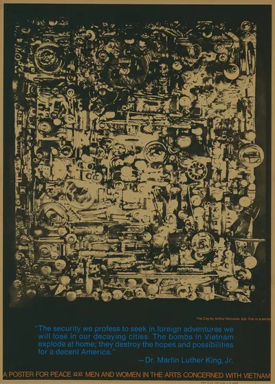 A poster for peace by Arthur Secunda, 1960-1970 — digital art print download
