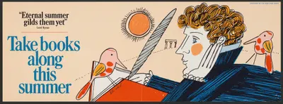 Take books along this summer by Bill Sokol, 1966 — digital art print download
