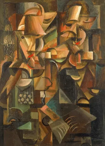 Muž a žena by Antonin Procházka, 1915 — digital art print download