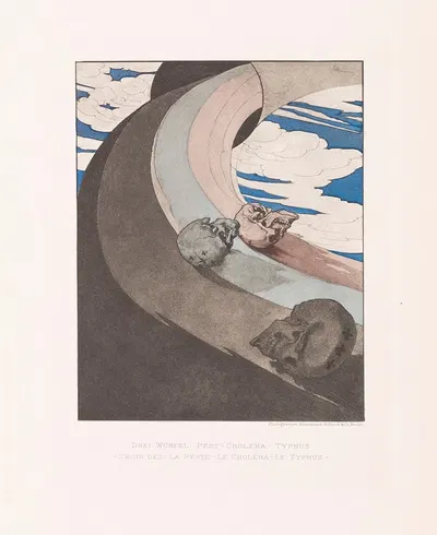 Ein moderner Totentanz, dabei; Ders., Die Wiedertäufer. 2 Tle., by Joseph Sattler, 1895-1912 — digital art print download