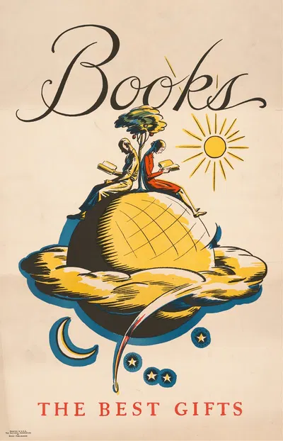Books, the best gifts by Edward Arthur Wilson, 1927 — digital art print download