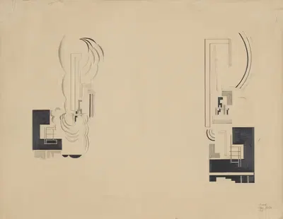Preludium by Hans Richter, 1919 — digital art print download