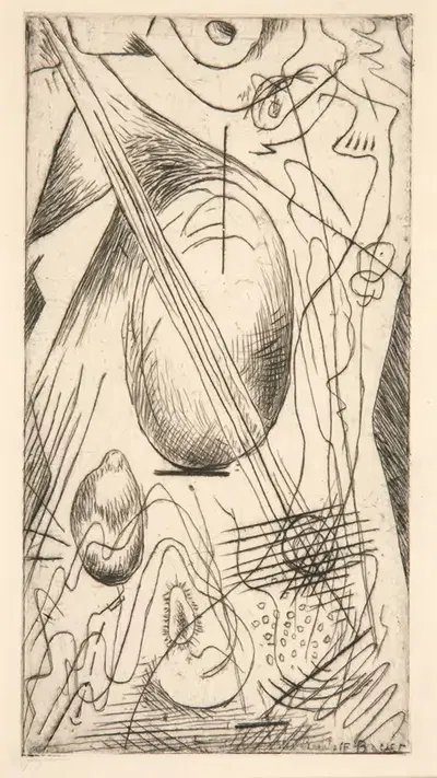 Untitled by Rudolf Bauer — digital art print download