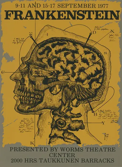 Frankenstein by Jim Thorpe, 1977 — digital art print download