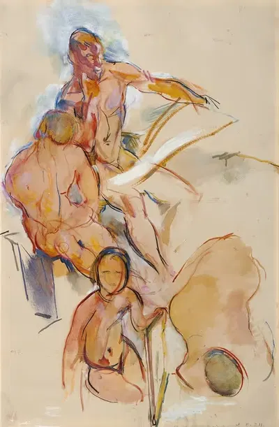 Юстиция by Антон Колиг, 1921 — digital art print download