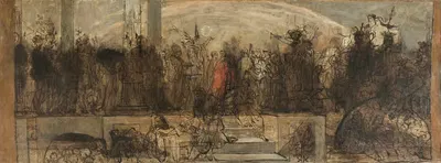 Le Jugement Universel, esquisse by Auguste Barthélémy Glaize — digital art print download
