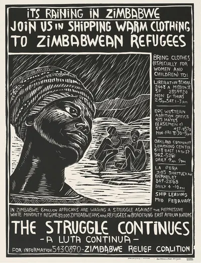 It's raining in Zimbabwe by Rachael Romero, 1977 — digital art print download