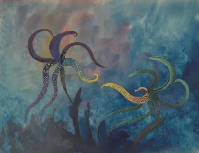 Fighting Orchids by Янус де Винтер, 1917 — digital art print download
