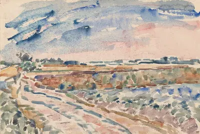 Weg door landschap by Wilhelmus Johannes Steenhoff, 1873 - 1932 — digital art print download