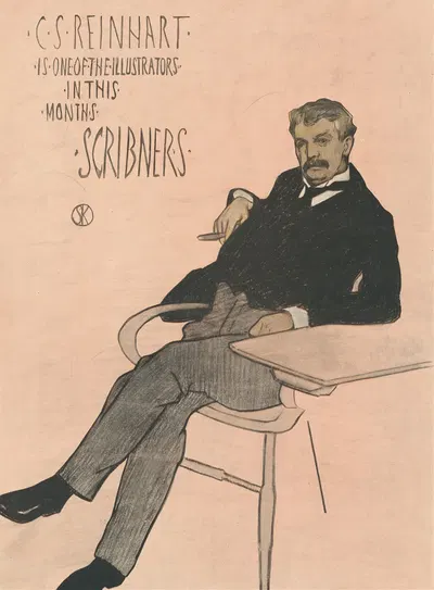 C. S. Reinhart is one of the illustrators in this months Scribners by Уильям Сержант Кендалл, 1896 — digital art print…