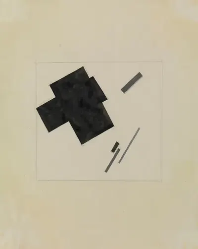 Untitled (Suprematist Composition) by Kazimir Malevich, 1919 — digital art print download