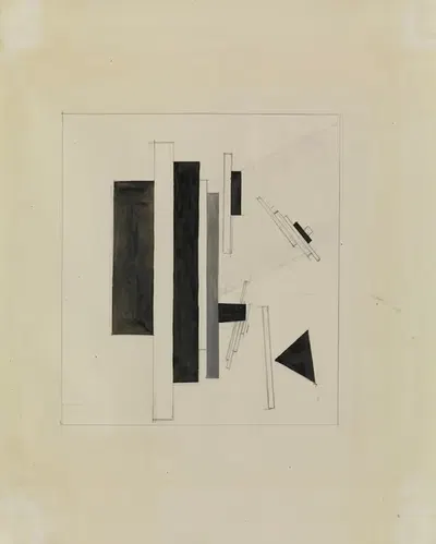Untitled (Suprematist Composition) by Kazimir Malevich, 1919 — digital art print download