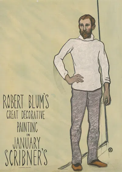 Robert Blum's great decorative painting in January Scribner's by Уильям Сержант Кендалл, 1895-1896 — digital art print…