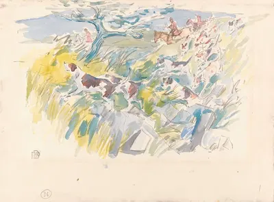 Over the Bank, Exmoor by Robert Polhill Bevan — digital art print download