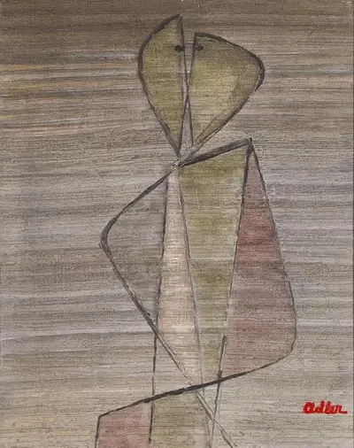 Поцелуй by Янкель Адлер, 1947 — digital art print download