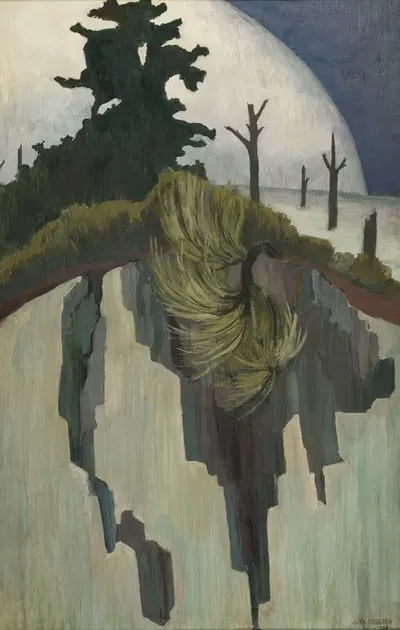 Символистский пейзаж by Жан Гулден, 1928 — digital art print download