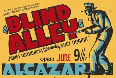 Blind Alley Alcatraz by James Warwick, 1936 — digital art print download
