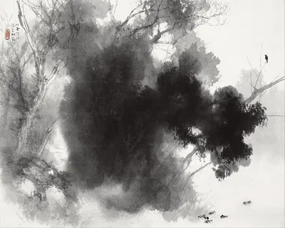 Birds at Roost by Takeuchi Seihō, 1937 — digital art print download