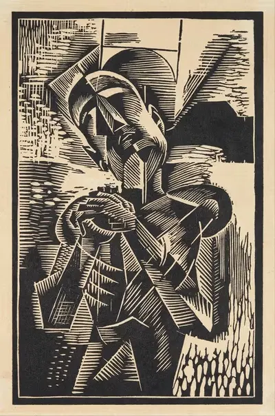 Пожалуйста, из альбома Верайкон by Богумил Кубишта, 1915 — digital art print download