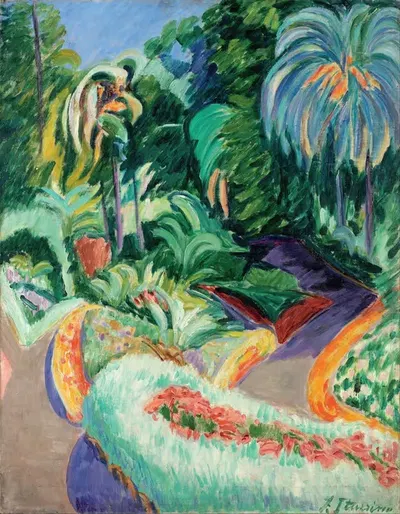 Garden by Francisco Iturrino, 1913-1919 — digital art print download