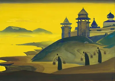 И мы пытаемся. Из серии Санкта by Николай Рерих, 1922 — digital art print download