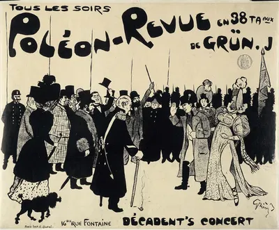 Tous Les Soirs Poleon-Revue En 38 Ta Aux ,De Grun. J by Jules-Alexandre Grün, 1890-1900 — digital art print download