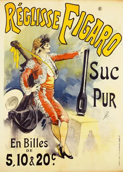 Reglisse Figaro by Lucien Lefèvre, 1894 — digital art print download