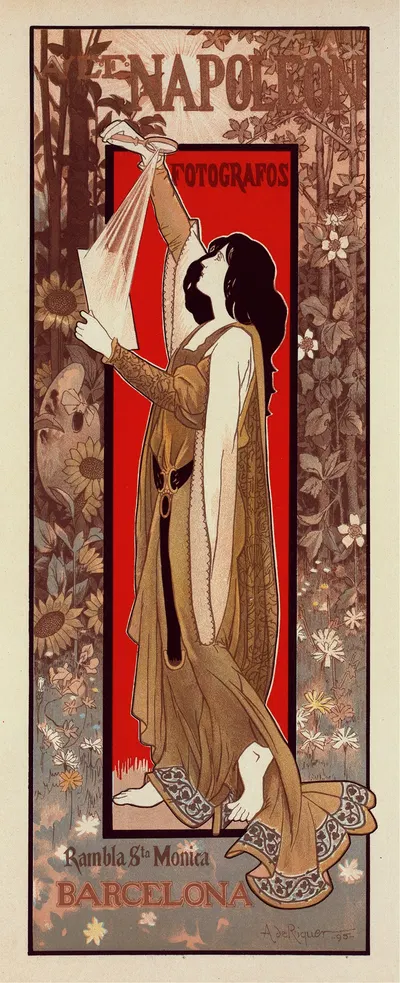 Maison A. Et E. Napoléon by Александр де Рикер, 1900 — digital art print download