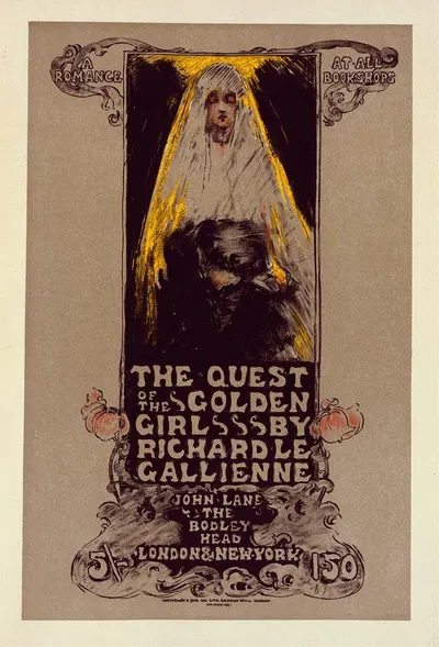 The Quest Of The Golden Girl by Ethel Reed, 1898 — digital art print download
