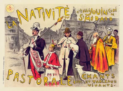La Nativité by Этьен Моро-Нелатон, 1898 — digital art print download
