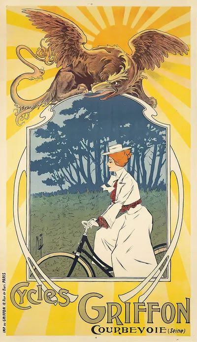 Cycles Griffon by Фердинанд Мисти-Мифльез, 1900 — digital art print download