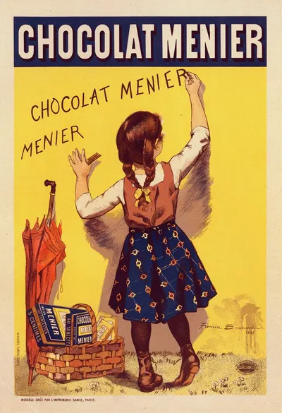 Chocolat Menier by Фирмин Буйссе, 1896 — digital art print download