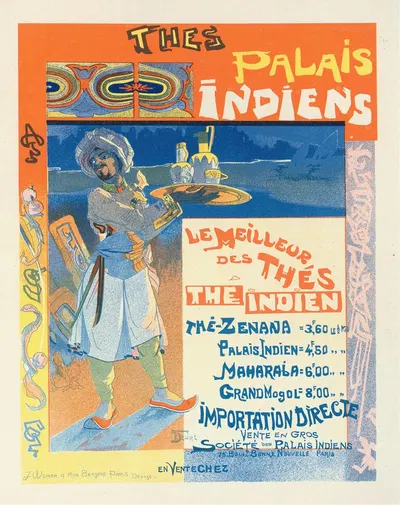 Thés Du Palais Indien by Georges de Feure, 1900 — digital art print download