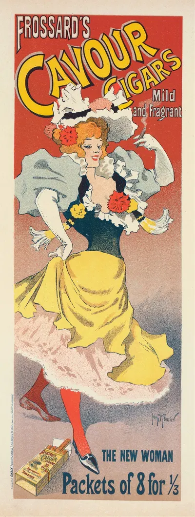 Frossard's Cavour Cigars by Жорж Мёнье, 1896 — digital art print download