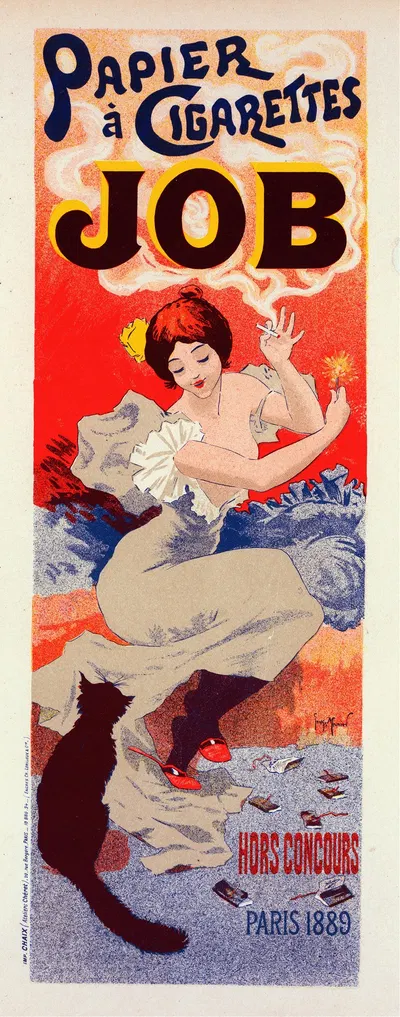 Papier À Cigarettes Job by Жорж Мёнье, 1896 — digital art print download