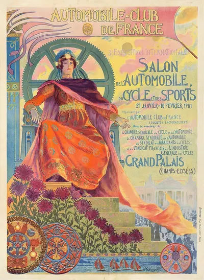 Automobile Club De France by Жорж Антуан Рошегросс, 1901 — digital art print download