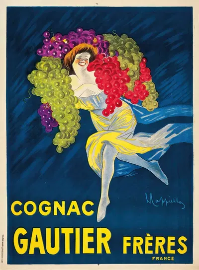 Cognac Gautier Frères by Леонетто Каппьелло, 1907 — digital art print download