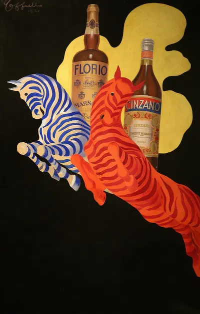 Poster Per Florio Cinzano by Леонетто Каппьелло, 1930 — digital art print download