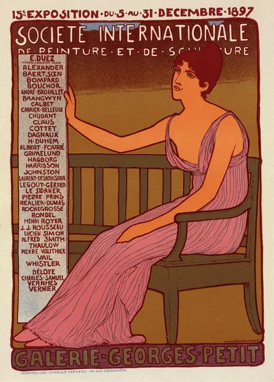 Galerie Georges Petit by Maurice Réalier-Dumas, 1900 — digital art print download