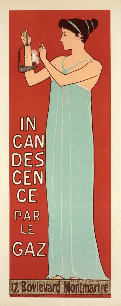 Incandescence Par Le Gaz (Système Auer) by Maurice Réalier-Dumas, 1896 — digital art print download